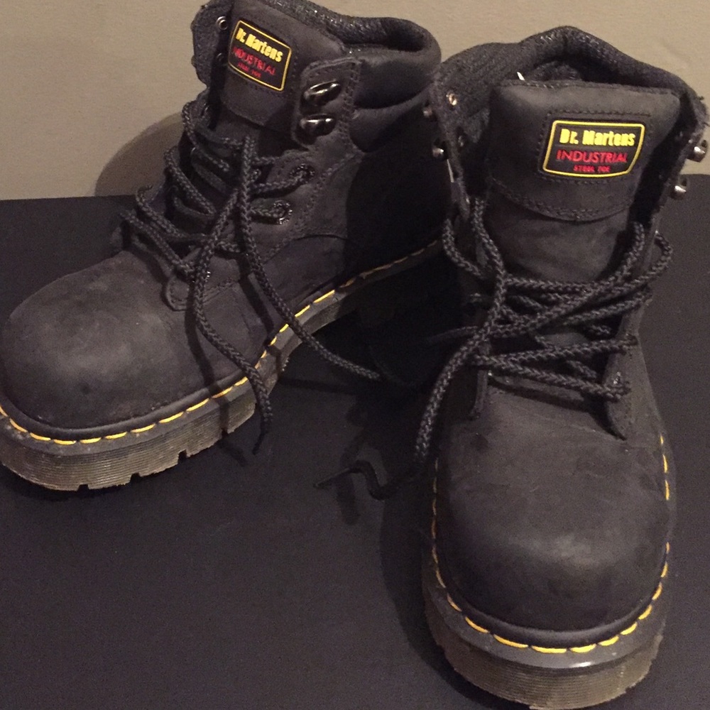 Dr Martens Unisex Burnham ST Greasy Leather Boots